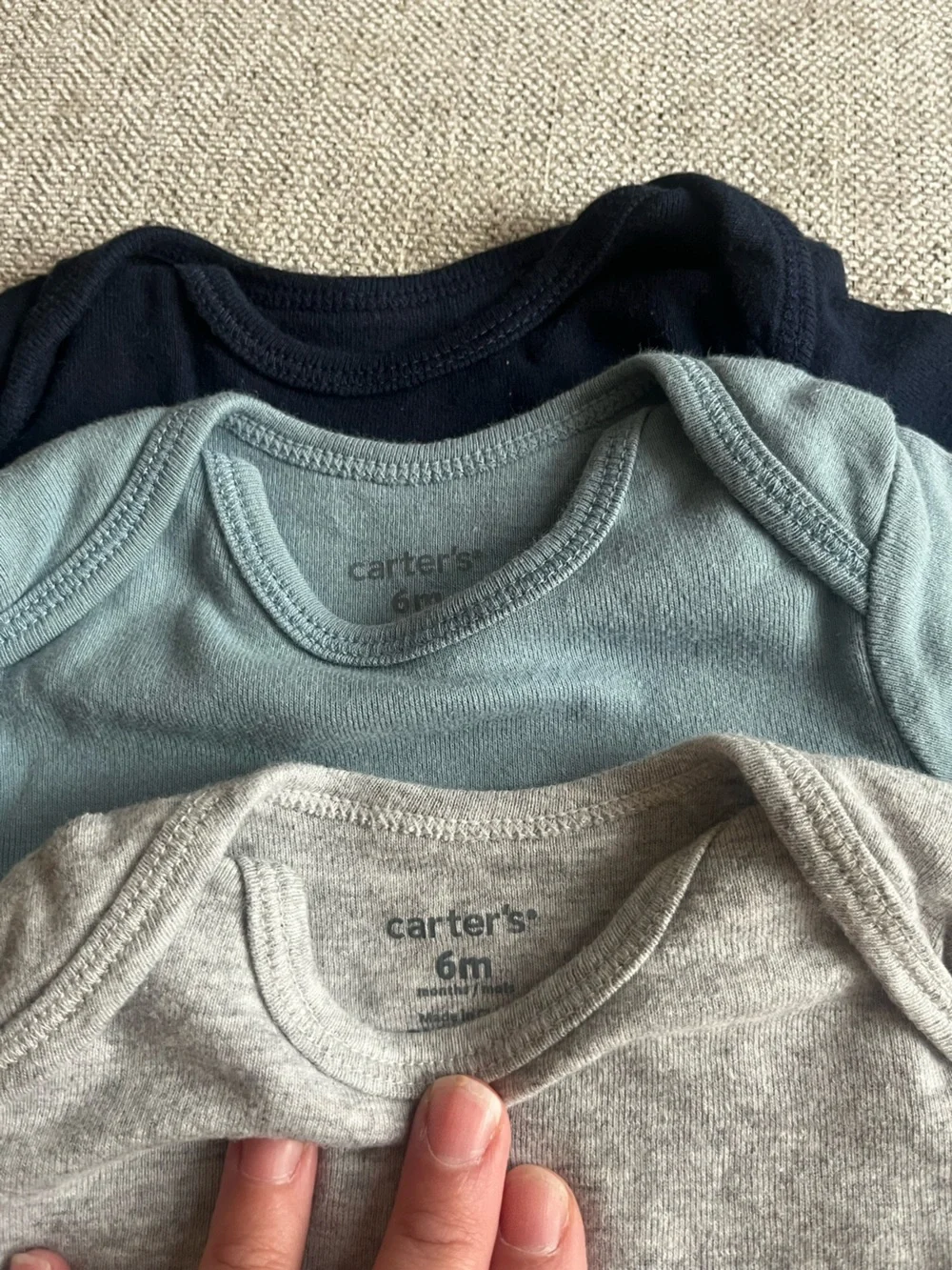 3 Pack Carters Onesie 6 months